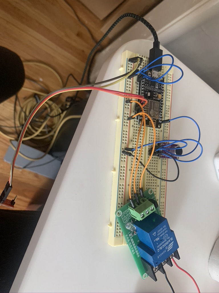 Fully wired breadboard